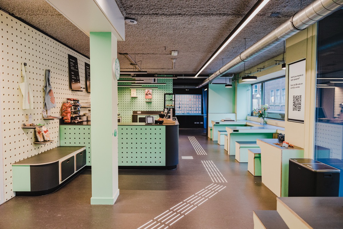 Horecahoek van het muZIEum in Nijmegen — foto © Maren van der Burght
